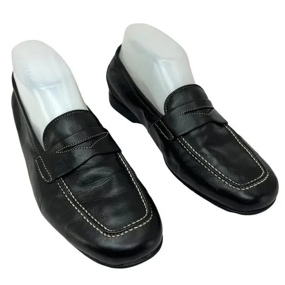 Fratelli Rossetti Shoes Mens Size 7.5 Leather Buckle Italian Loafers Dress Fratelli Rossetti Dress Shoes for Men with Upper Leather  main image 3